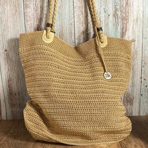 SOLD! - The SAK - Hobo Hand Crochet - Large Shoulder/Handbag - Tan